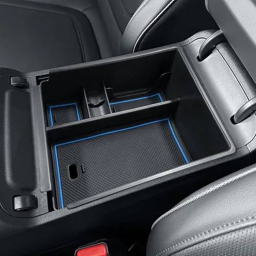 Miniatura 7 de HGWEI Organizador de consola central Compatible con Hyundai Tucson y Santa Cruz 2022-2024 & 2022-2026 Accesorios interiores Caja de almacenamiento