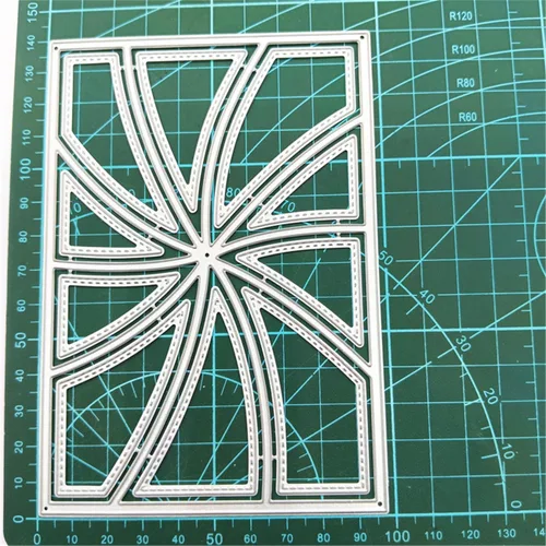 Miniatura 8 de Plantillas de corte con marco de fondo 3D, plantillas metálicas para álbumes de recortes, herramientas de manualidades, plantilla de repujado