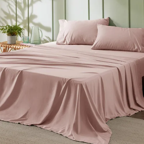 Miniatura 23 de Bedsure Sábanas de tamaño King – Sábanas suaves para cama de tamaño King, 4 piezas de hotel de lujo verde menta, juego de sábanas refrescantes de 11