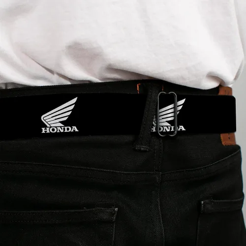 Miniatura 4 de Buckle-Down Cinturón de seguridad - HONDA Motorcycle Logo Negro/Blanco