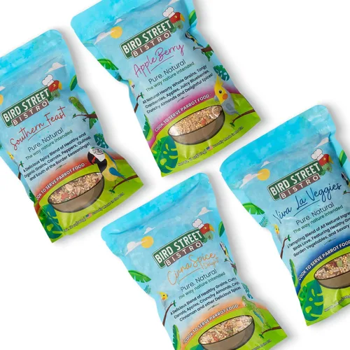 Miniatura 6 de Bird Street Bistro Comida para loros - Comida para periquitos y cacatúas, cocina en 3-15 minutos con granos naturales y saludables, legumbres