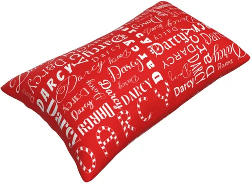 Miniatura 9 de Funda de almohada con nombre personalizado para cama, sofá, 14 x 20 pulgadas, funda de almohada con texto para mamá, niños, amantes, fundas de cojín