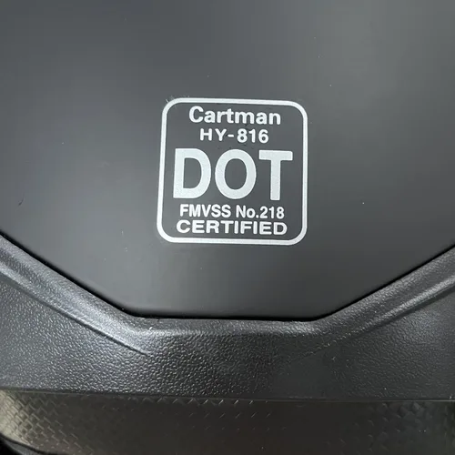 Miniatura 6 de Cartman Motorcycle Open Face Helmet with Sun Visor Quick Release Buckle, DOT Approved