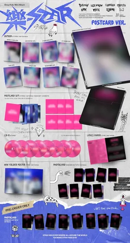 Miniatura 8 de Stray Kids -Star Rock-Star 8th Mini Album Full 12 Versión SET Limited STAR Version+ROCK Version+ROLL Version+HEADLINER Version+POSTCARD 8 Version