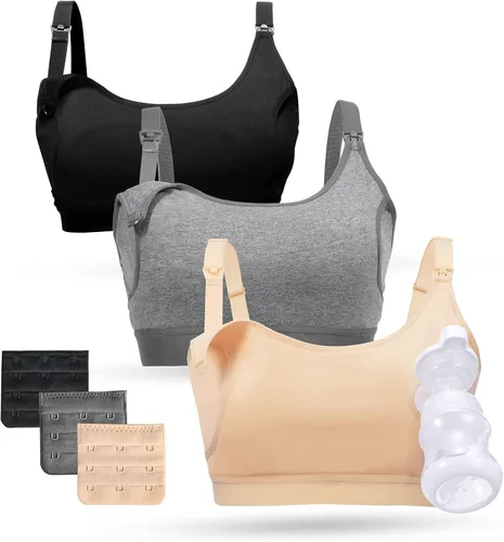 Miniatura 8 de Momcozy Brasier de bombeo, brasier de bombeo manos libres para todo el día, brasier de bombeo y lactancia en una sola sujeción para Spectra, Medela