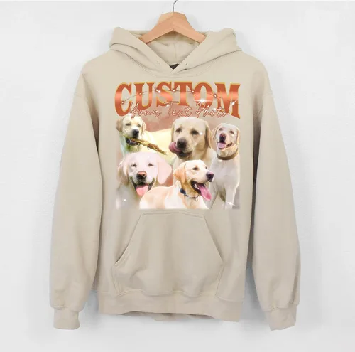 Miniatura 25 de Sudaderas con capucha personalizadas diseñan el tuyo propio, retrato de camisa de la foto, regalos personalizados para el día de San Valentín