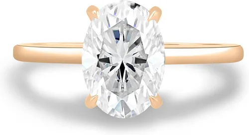 Anillos de compromiso de moissanita de oro macizo de plata 925 de 10 quilates y 14 quilates y 18 quilates para mujer | Juego de anillos de boda de