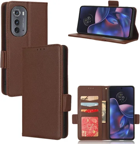 Miniatura 290 de Funda de piel sintética compatible con Motorola Moto E22 4G, funda de piel sintética compatible con Motorola Moto E22i 4G, color negro