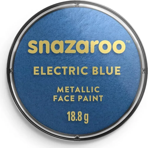 Miniatura 23 de Snazaroo - Pintura metálica para rostro y cuerpo, olla de 18,8 g (0,66 oz), plateada