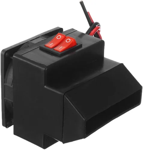 Miniatura 6 de MASO - Calefactor portátil para coche de 12V 150W - Ventilador de alta potencia para parabrisas de automóvil, calentamiento rápido, descongelador