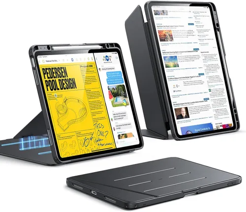 Miniatura 29 de ESR - Funda para iPad Air de 11 pulgadas M3/M2 (2025/2024), iPad Air de 5ª/4ª generación (2022/2020), funda con soporte vertical, múltiples ángulos