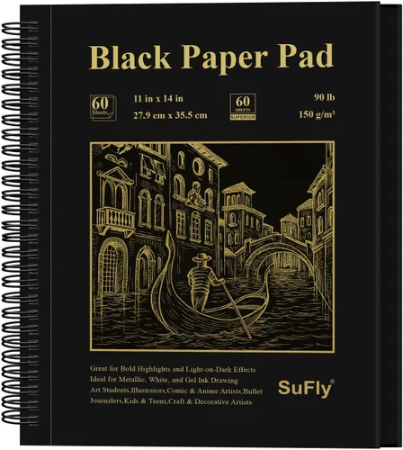 Miniatura 28 de Cuaderno de bocetos para niños, pequeño cuaderno de bocetos, cuaderno de bocetos de 5.5 x 8.5, paquete de 1 (68lb/100gsm), 100 hojas de bloc