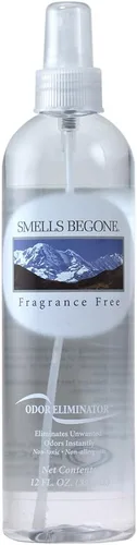 Miniatura 6 de SMELLS BEGONE Ambientador en aerosol – 12 onzas, paquete de 2 – Eliminador de olores – Elimina olores del humo, botes de basura, automóviles