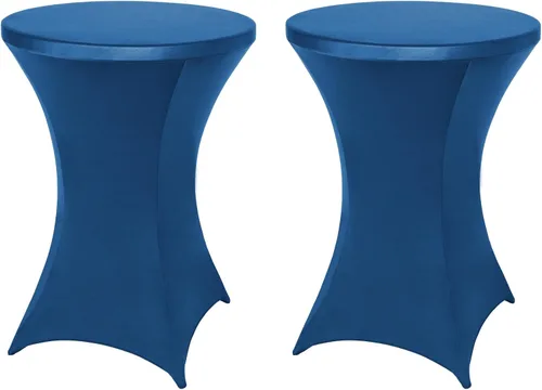 Miniatura 25 de FestiCorp Cubierta de Mesa de Spandex, Manteles Ajustados para Cóctel, Cubiertas de Mesa Redondas Elásticas Highboy para Fiesta, DJ, Bar, Boda, Rosa