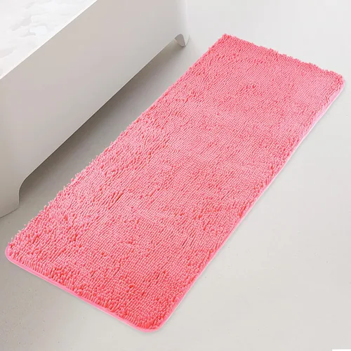 Miniatura 58 de Yeaban Alfombra de pasillo de baño de 24 x 72 pulgadas, antideslizante, alfombra de baño larga de felpilla gruesa, absorbente y lavable, alfombra