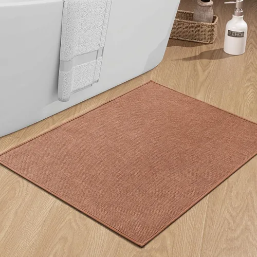 Miniatura 25 de chakme Alfombras de Baño 24x17, Alfombra de Baño Ultra Delgada Antideslizante Pequeña de Secado Rápido Absorbente para Piso de Baño