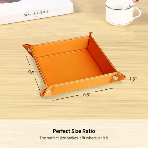 Miniatura 6 de Cuenco para llaves para hombres, soporte para entrada, mesita de noche, bandeja de valet para cosas de bolsillo, organizador de mesita de noche
