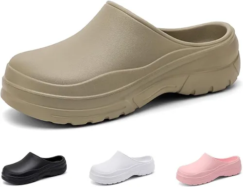 Miniatura 2 de Zuecos para hombre y mujer, antideslizantes, impermeables, para jardín, cocina, trabajo, sandalias de chef, cómodas, ligeras, de EVA