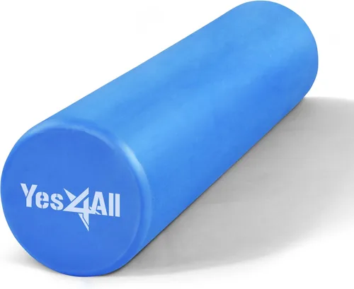 Miniatura 17 de Yes4All Rodillo de espuma EVA firme para la espalda - Rodillo redondo para la espalda para ejercicio, yoga y pilates 12/18/24/36 pulgadas A. Azul