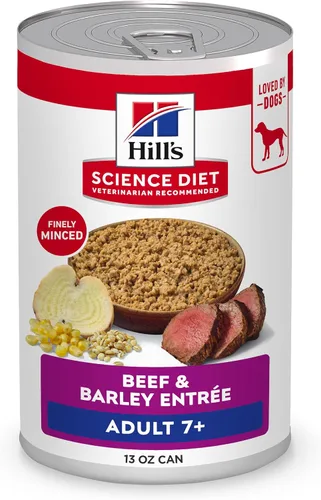 Miniatura 21 de Hill's Science Diet Adult 7+ - Alimento húmedo para perros, pavo y cebada, latas de 13 onzas, paquete de 12
