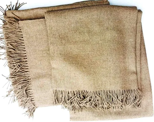 Miniatura 3 de Manta de lujo 100% alpaca peruana, extra individual (52" x 71" - 130 x 180 cm, 21.16 oz), beige natural, sedoso, orgánico, sedoso, sostenible, súper