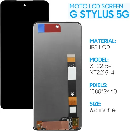 Miniatura 2 de Reemplazo de pantalla para Motorola Moto G Stylus 5G 2022 XT2215-1 XT2215-4 Pantalla LCD con digitalizador montaje completo Negro Herramientas