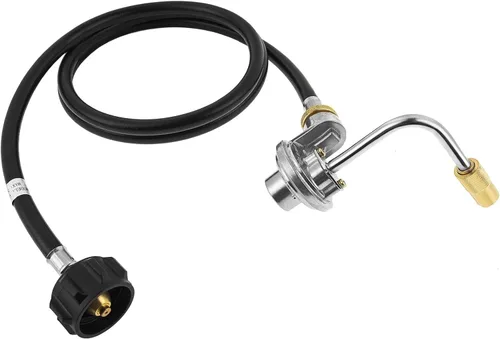 Miniatura 9 de Manguera adaptadora de propano de 6 pies, convertidor de 1 libra a 20 libras con piezas de repuesto de regulador de gas para kit de conversión