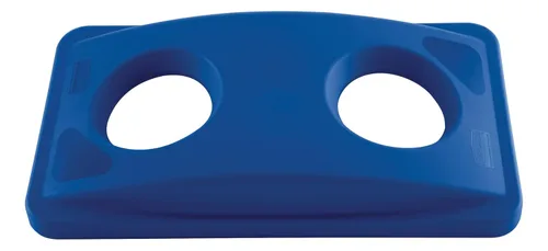 Miniatura 2 de Rubbermaid Commercial Products Tapa de Bote de Basura Slim Jim, Verde, Tapa de Residuos para Papel/Botella/Lata Compatible con Contenedor