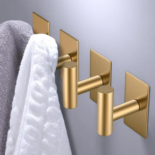 Miniatura 3 de VAEHOLD - Ganchos adhesivos de pared para toallas, resistentes, impermeables, para colgar abrigos, ropa, gancho de pared para armario en la cocina
