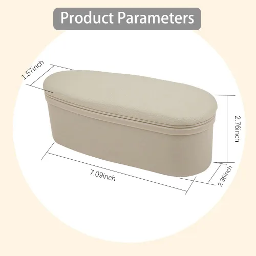 Miniatura 2 de ASUBHA Funda de soporte para reposabrazos de automóvil, cojín para reposabrazos, cómoda almohada para reposabrazos de puerta lateral del automóvil