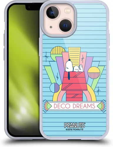 Miniatura 158 de Head Case Designs Snoopy Deco Dreams - Funda de gel suave con licencia oficial de Peanuts Blue Pattern compatible con Apple iPhone 7 Plus/iPhone 8