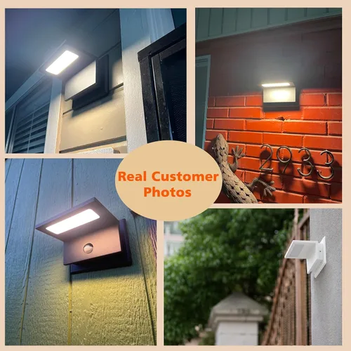 Miniatura 5 de Lámpara de pared LED para exteriores, lámpara de montaje en pared, moderna lámpara de iluminación, lámpara de aluminio gris para porche, puerta