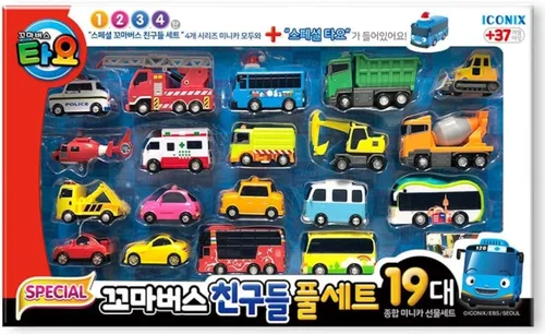 Tayo Little Bus Friends Special Full 19pcs Set Cars Toys Ver.2 Juego de regalo completo Minicar