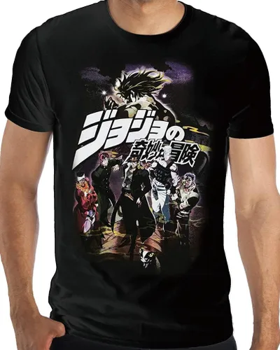 Miniatura 2 de Bioworld Jojos Bizzare Adventure - Camiseta de grupo 3 para hombre
