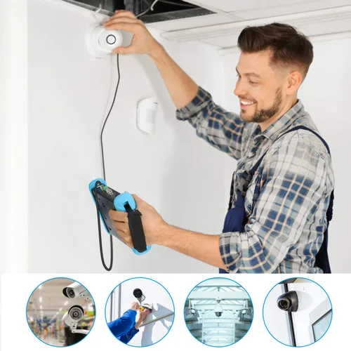 Miniatura 7 de Koolertron Probador de cámara IP de pantalla táctil IPS 4K H.265 de 7 pulgadas - IPC-9800 Plus, CCTV, CVBS, probador analógico, WiFi incorporado