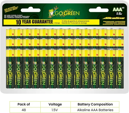 Miniatura 2 de Go Green Power 24049 DNP GoGreen Power alcalinas AAA 48pk