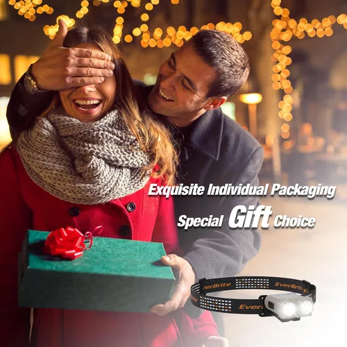 Miniatura 9 de EverBrite Luces de sombrero recargable con clip con sensor de movimiento, 3 modelos LED de 180° lámpara de cabeza ajustable para llevar y clip