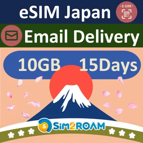 Miniatura 15 de Datos de Japón SOLO tarjeta SIM 15 días Datos de Internet ilimitados (10 GB a 4G LTE de datos de alta velocidad luego baja a 128 kbps) Red