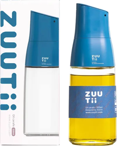 Miniatura 13 de Dispensador de Aceite de Oliva Zuutii, Envase de Aceite sin Goteo para Cocina. Dispensador de Vinagre, Botella de Vidrio para Cocina, 500ML, Crema