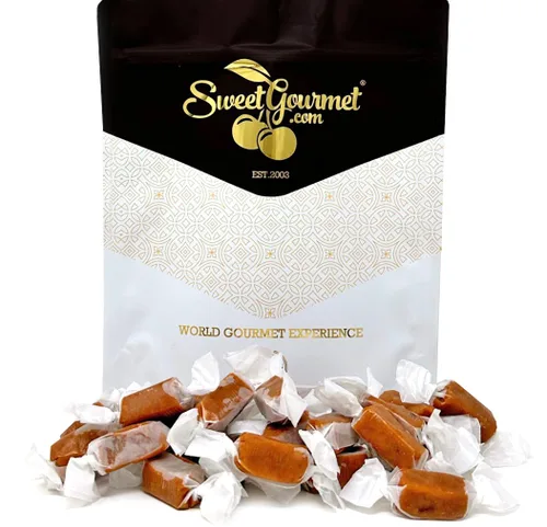 Miniatura 2 de SweetGourmet Caramelos suaves y deliciosos de coco, dulces tradicionales de estilo inglés antiguo, envueltos individualmente, sin gluten, 1 libra