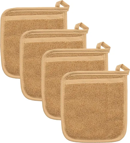 Miniatura 31 de RITZ Guante de bolsillo de rizo y almohadilla caliente: resistente al calor inigualable, 100% algodón duradero, diseño ergonómico para un agarre