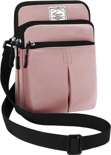 Miniatura 20 de Kamo Bolso Multifuncional para Teléfono de Un Solo Hombro, Bolso de Cintura para Teléfono, Bolso Diagonal Cruzado, Estuche para Teléfono Inteligente