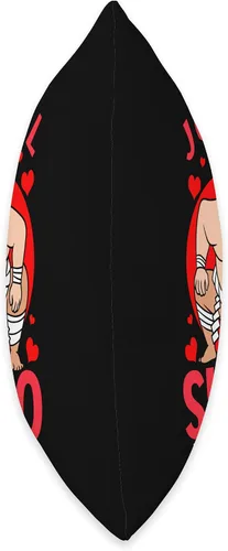Miniatura 2 de Funny Sumo Wrestler Sumo Wrestling Japanese Gift Wrestler Japanese Just A Girl Who Loves Sumo Wrestling - Almohada de 16 x 16 pulgadas, multicolor
