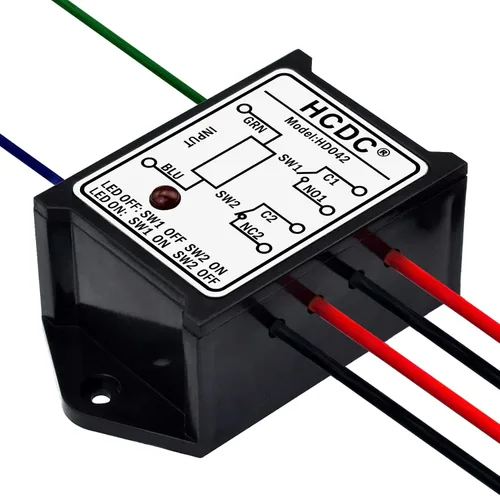Miniatura 3 de DPST 1NO 1NC Módulo de relé de potencia de 8 amperios (CA/CC 5V)
