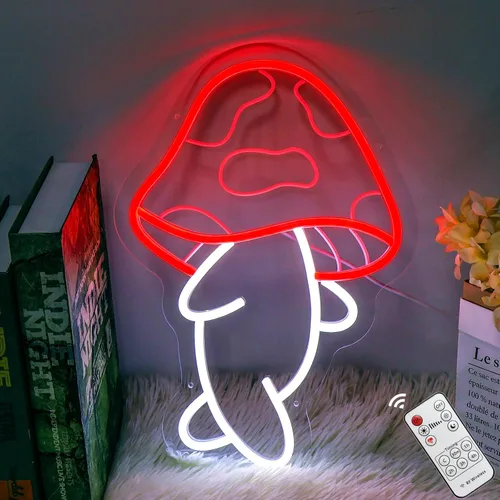 Miniatura 12 de Texas Bull - Letrero de neón para pared, atenuador remoto rojo del oeste de Texas Bull Skull LED de neón, lámpara de vaca toro alimentada por USB