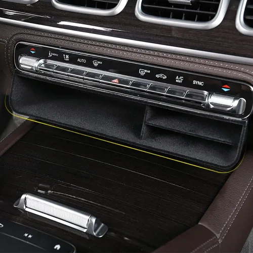 Miniatura 6 de Bandeja Organizadora del Centro de la Consola del Coche Bandeja de Almacenamiento Reposabrazos Caja Contenedora para Mercedes Benz GLS450 X167 63