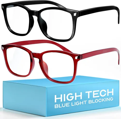 Miniatura 20 de Livho Gafas de Luz Azul de Alta Tecnología - Gafas de Computadora con Bloqueo Avanzado de Luz Azul - Fatiga por Pantalla y Protección UV