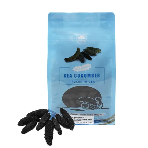 Miniatura 8 de DOL Wild Caught, pasador negro atlántico secado al sol, pepino de mar 30-40 piezas de 7 a 9 años, totalmente nutritivo natural, 30-40