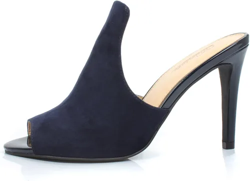 Miniatura 2 de DUNION Women's Brody Comfortable Peep Toe Stiletto High Heel Dress Slip on Mules