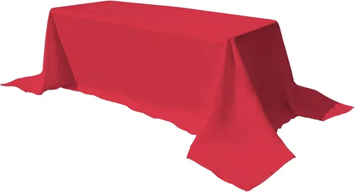 Miniatura 14 de GEFEII Servilletas de tela de poliéster sólido de 18 x 18 pulgadas para cocina, mantel rectangular cuadrado redondo para bodas, fiestas